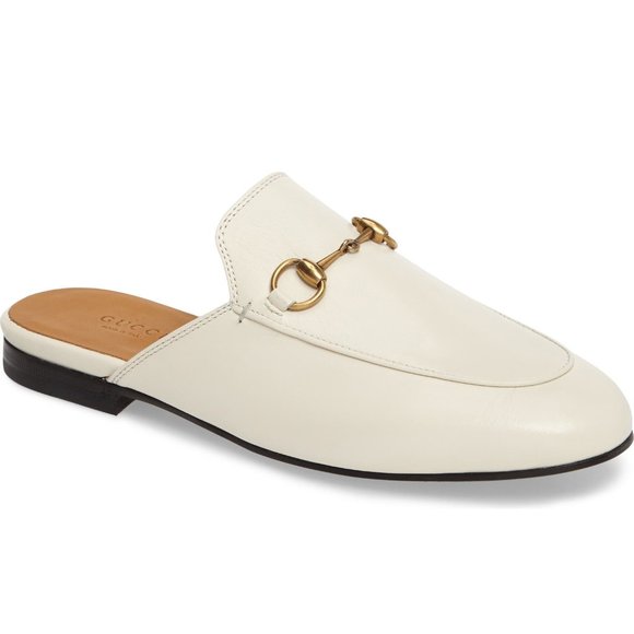 Gucci Shoes - Gucci Princetown Leather Loafer Mule Slide Size 42